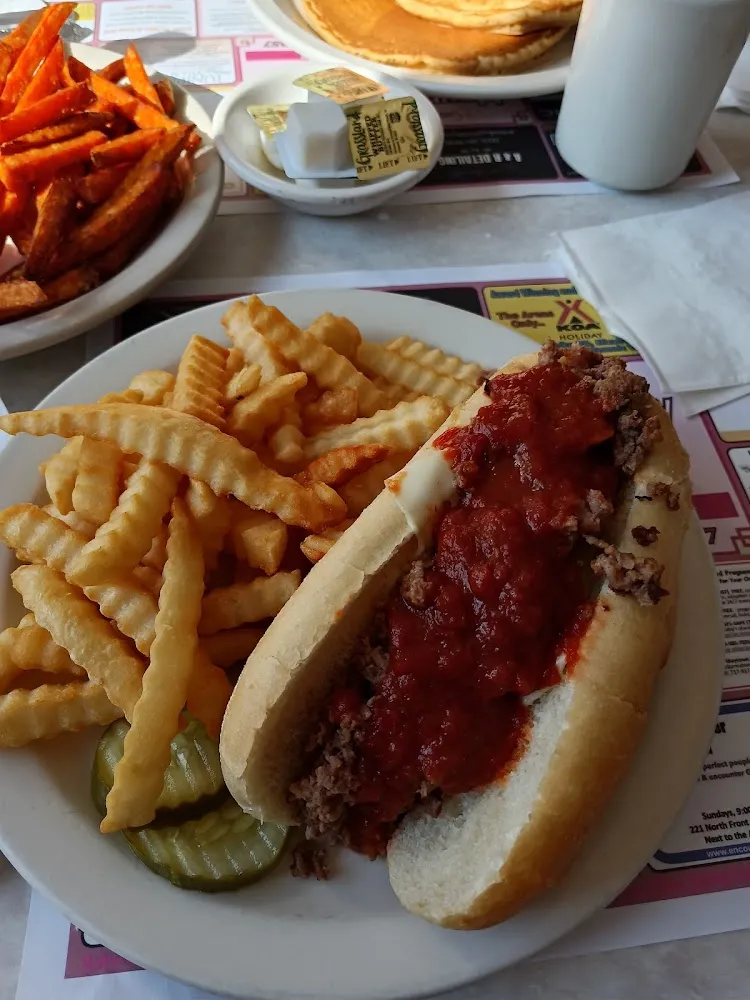 Philly Cheesesteak and Fries